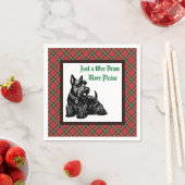 Individueller Urlaub Schottischer Terrier Serviette (Beispiel)