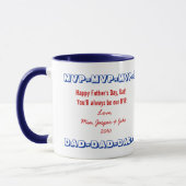 Individueller Vatertag-Becher MVP DAD Tasse (Links)