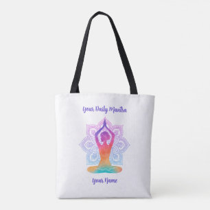 Individueller Yoga-Taschenträger mit Namen und Man Tasche