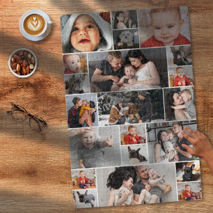 Individuelles 1.014-Teile 21-Foto-Collage Schwieri Puzzle