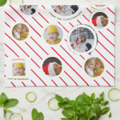 Individuelles 4-Foto-🎄 Geschirrtuch (Gefaltet)