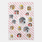 Individuelles 4-Foto-🎄 Geschirrtuch (Vertikal)