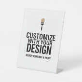 Individuelles 6 x 8" Leerzeichen für Ereignisanzei Sockelschild (Vorderseite)