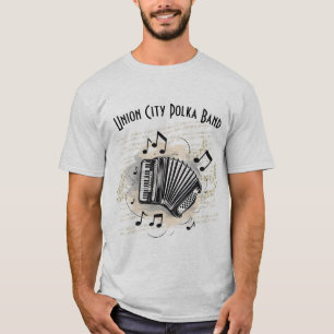 Individuelles Accordionspieler T-Shirt für Männer
