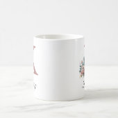 Individuelles Anfangs- & Mädchenname personalisier Kaffeetasse (Mittel)