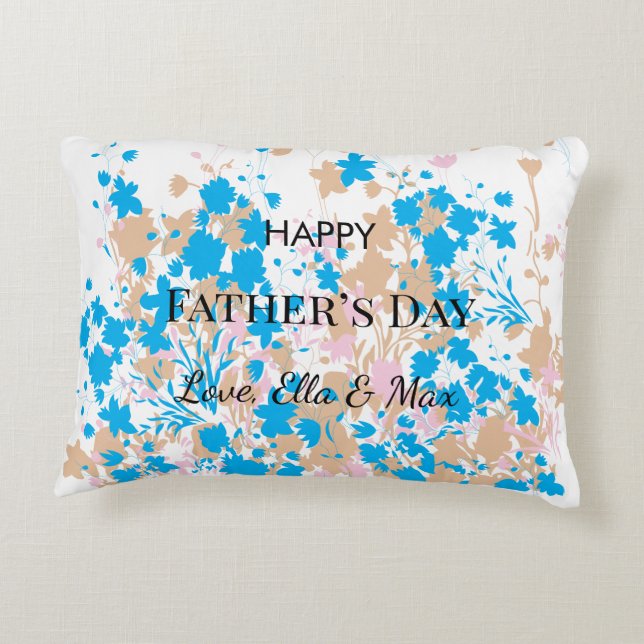 Individuelles Angebotsdesign für den Vater-Sondert Dekokissen (Rückseite)
