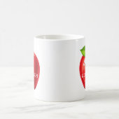 Individuelles Apple-Lehrergeschenk Kaffeetasse (Mittel)