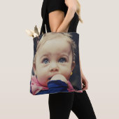 Individuelles Baby Foto Doppelseitige Tasche (Von Nahem)