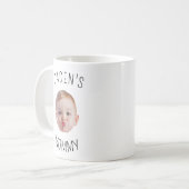 Individuelles Baby-Gesicht-Foto-Geschenk für Mama  Kaffeetasse (Vorderseite Links)