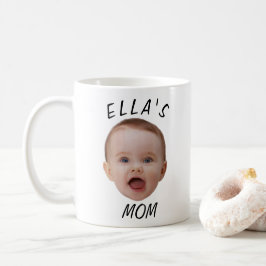 Individuelles Baby-Gesicht-Foto-Geschenk für Mama Kaffeetasse