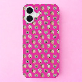 Individuelles Babybild, 3 Fotos für die Familie iPhone 16 Plus Hülle