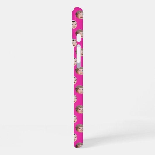 Individuelles Babybild, 3 Fotos für die Familie iPhone Hülle (Linke Seite)