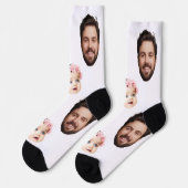 Individuelles Bild-Geschenk für Geburtstag oder We Socken (Linkes Detail)