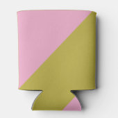 Individuelles Brautparty für den rosa grünen Block Dosenkühler (Rückseite)