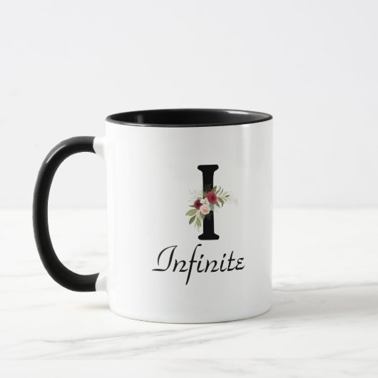 Individuelles Buchstabencups-Design Tasse (Links)