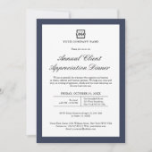 Individuelles Business Corporate Event Party Einladung (Vorderseite)