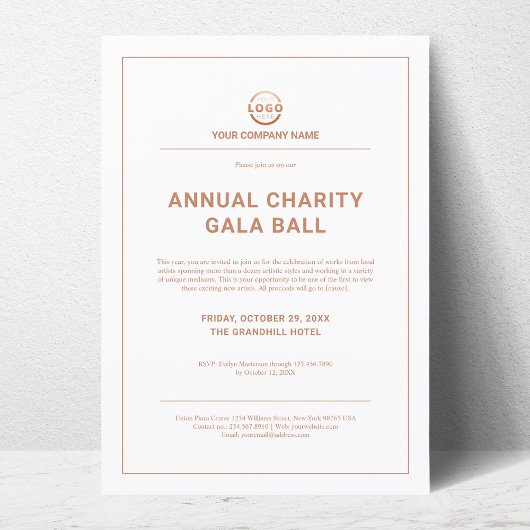 Individuelles Business Corporate Event Party Einladung