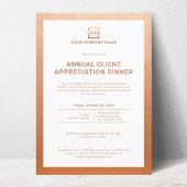 Individuelles Business Corporate Event Party Einladung