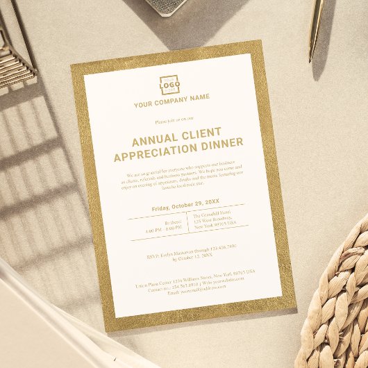 Individuelles Business Corporate Event Party Einladung