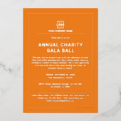 Individuelles Business Corporate Event Party Folieneinladung (Vorderseite)