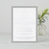 Individuelles Business Corporate Event Party Folieneinladung (Stehend vorne)