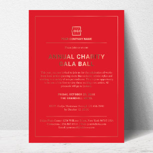 Individuelles Business Corporate Event Party Folieneinladung