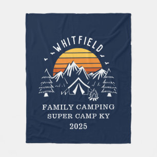 Individuelles Camping Sommerurlaub - Matching Fleecedecke