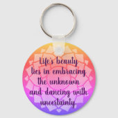 Individuelles Chakra-Design Inspiration M Schlüsselanhänger (Vorderseite)