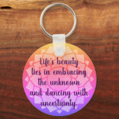 Individuelles Chakra-Design Inspiration M Schlüsselanhänger (Vorderseite)