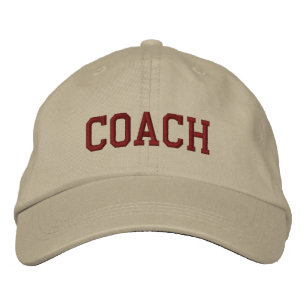 Individuelles Coach-Geschenk Bestickte Baseballkappe