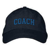 Individuelles Coach-Geschenk Bestickte Baseballkappe (Vorderseite)