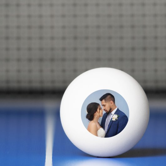 individuelles Couple Wedding Foto Tischtennisball (Netto)