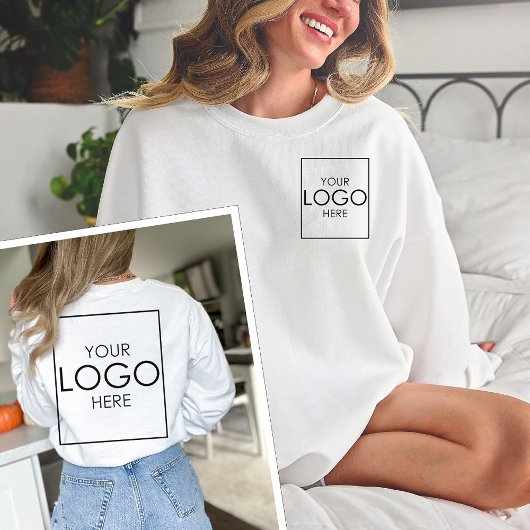 Individuelles Design für Ihr Unternehmen Das Logo  Sweatshirt