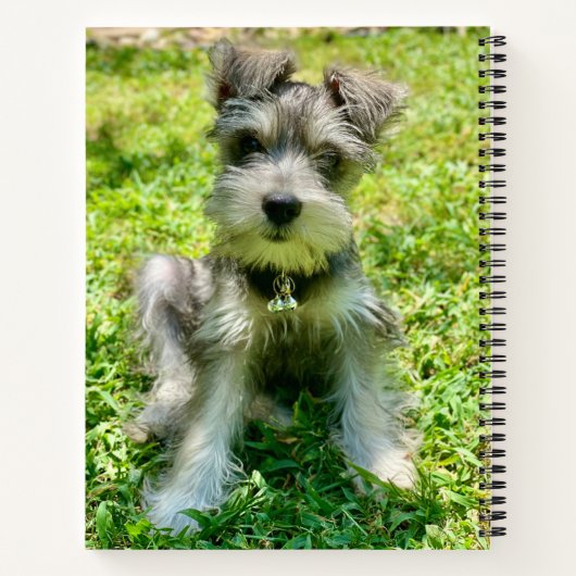 Individuelles Dog-Foto-Notebook Notizblock (Rückseite)