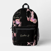 Individuelles Event mit Ballerina Toe Shoes Bedruckter Rucksack (Vorderseite)