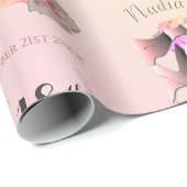 Individuelles Event mit Ballerina Toe Shoes Geschenkpapier (Rolleneckpunkt)