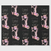 Individuelles Event mit Ballerina Toe Shoes Geschenkpapier (Flach)