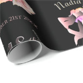 Individuelles Event mit Ballerina Toe Shoes Geschenkpapier (Rolleneckpunkt)