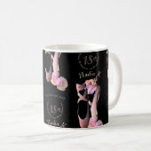 Individuelles Event mit Ballerina Toe Shoes Kaffeetasse (VorderseiteRechts)