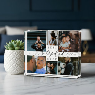 Individuelles Familienfoto-Collage-Geschenk Bester Fotoblock