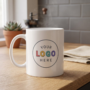 Individuelles Firmenlogo-Design Kaffeetasse