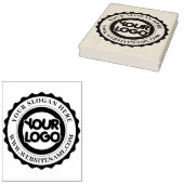 Individuelles Firmenlogo groß Gummistempel (Stempel)