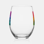 Individuelles Firmenlogo hier Modernste, maßgeschn Weinglas Ohne Stiel (Links)