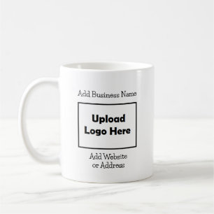 Individuelles Firmenlogo und Informationen Kaffeetasse