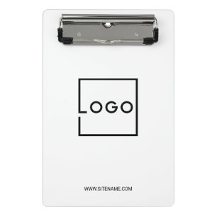 Individuelles Firmenschild mit individuellem Text Mini Klemmbrett