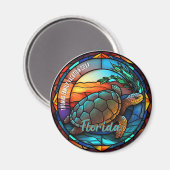 Individuelles Florida-Urlaubs-Souvenir  Magnet (Vorderseite/Rückseite)