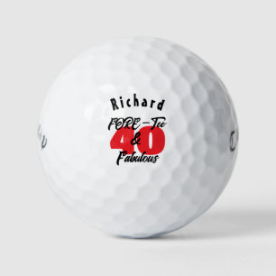 Individuelles FORE-T-Shirt und fabelhaft! Geburtst Golfball
