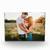 Individuelles Foto der Familie personalisiert Erin (Vorderseite)