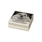 Individuelles Foto für Hunde Katze Tier Gummistempel (Stempel)