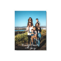 Individuelles Foto für Personalisierten Familienur